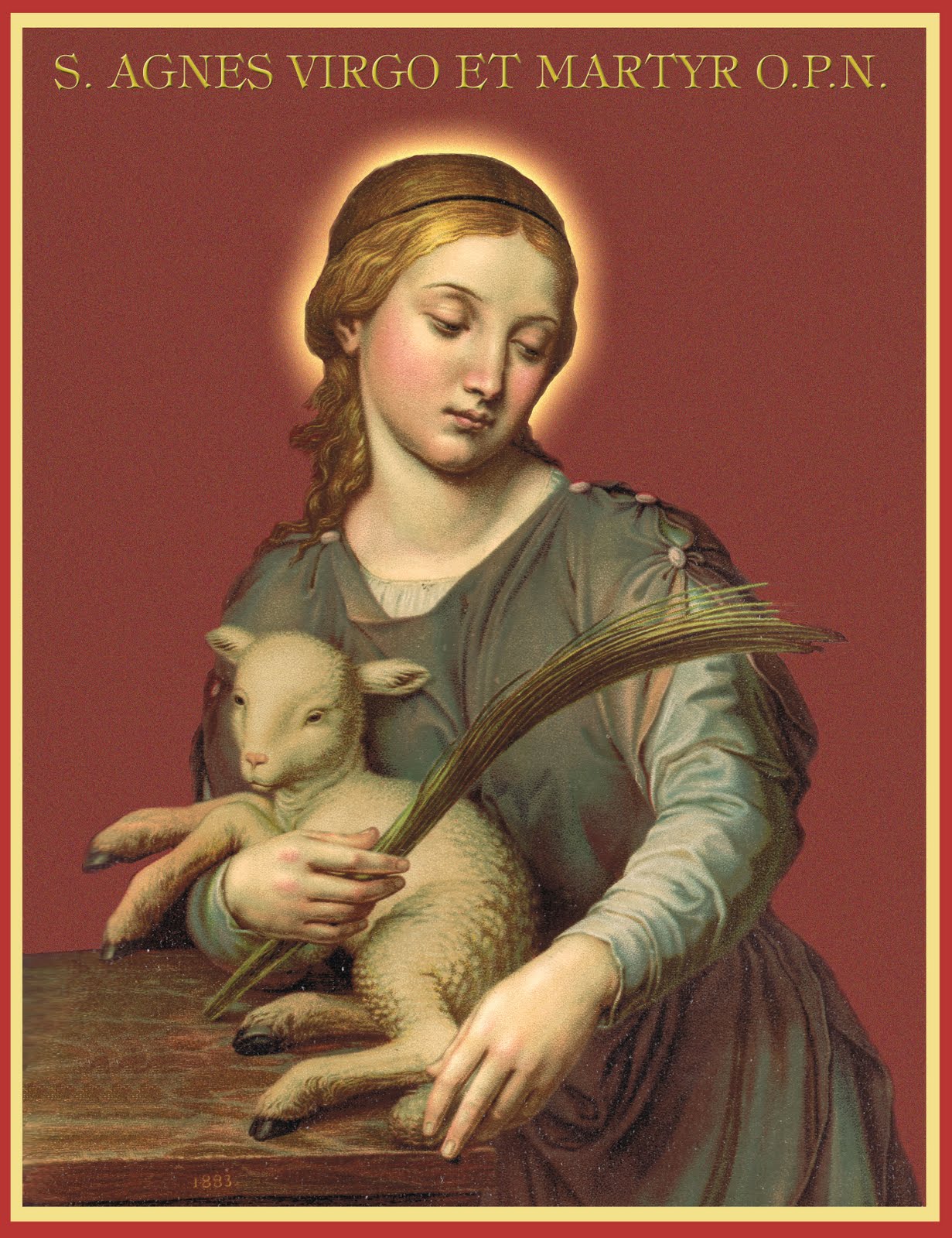Sant'Agnese, vergine e martire dans images sacrée st-agnes-virgin-martyr