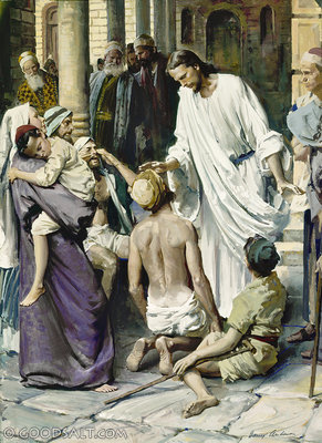 jesus heals the sick